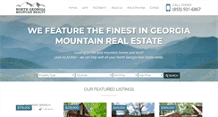 Desktop Screenshot of northgeorgiamountainrealty.com